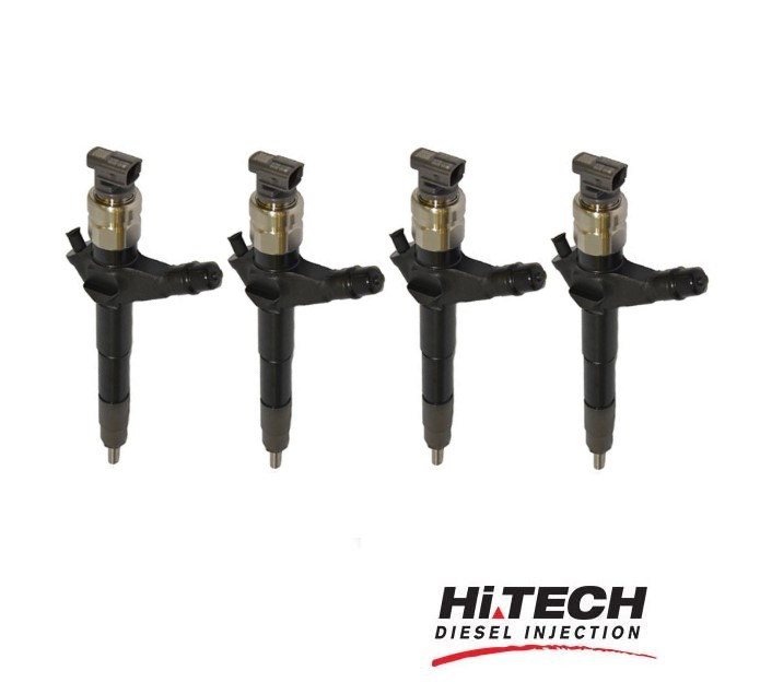 Hi Tech Diesel - Set of 4 Nissan Navara D40 / Pathfinder R51 YD25 2.5L - Common Rail Injectors - 16600EB70A / 095000-6250 Remanufactured
