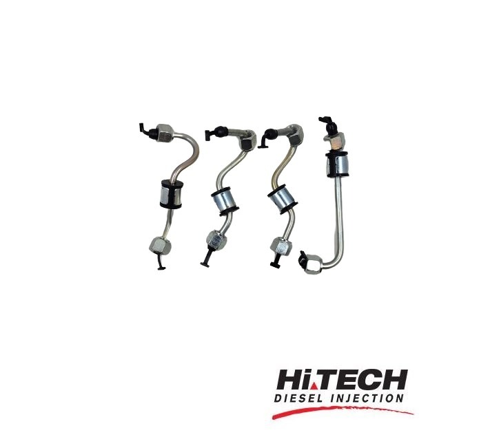 Hi Tech Diesel - Set of 4 Ford Ranger / Mazda BT-50 2.2L P4AT - Injector Supply Pipes