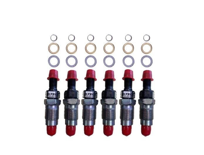 Hi Tech Diesel - Set of 6 Toyota Landcruiser 1HZ HZJ75 HZJ80 - Mechanical Injectors - 23600-69055 / 093500-3400 NEW