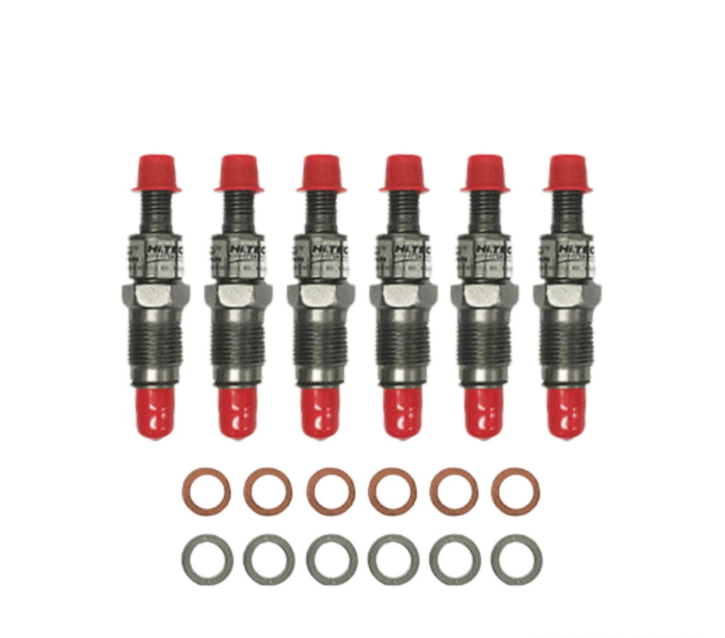 Hi Tech Diesel - Set of 6 Toyota Landcruiser 1HZ HZJ105 HZJ79 – Mechanical Injectors – 23600-19035 / 093500-5500 NEW