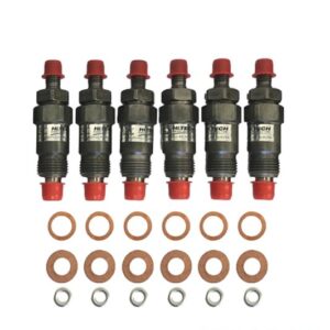 Set of 6 Nissan Patrol GQ Y60 RD28T - Mechanical Injectors - 16600-05E00 / 105071-0681