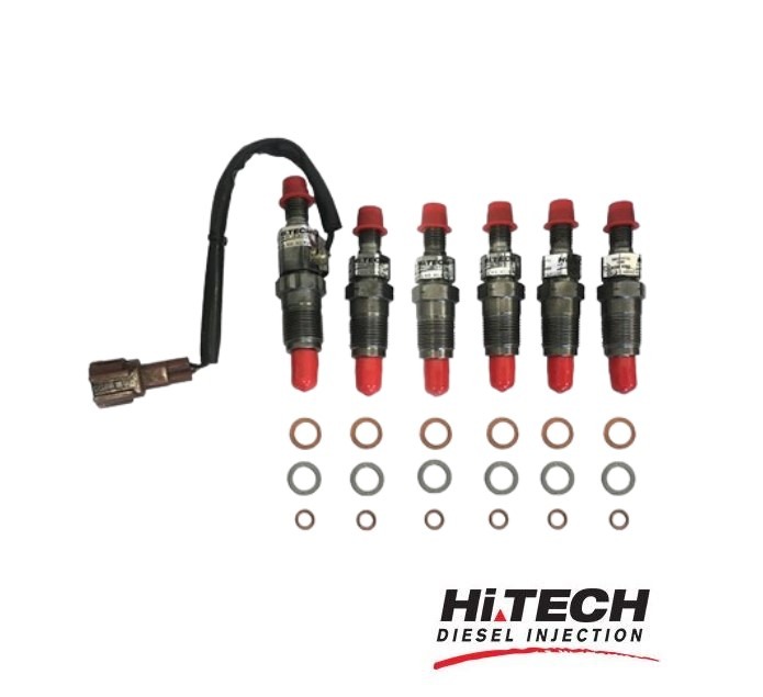 Hi Tech Diesel - Set of 6 Nissan Patrol GU Y61 TD42TI 4.2L - Mechanical Injectors - 16600-63G21 / 78-0050T