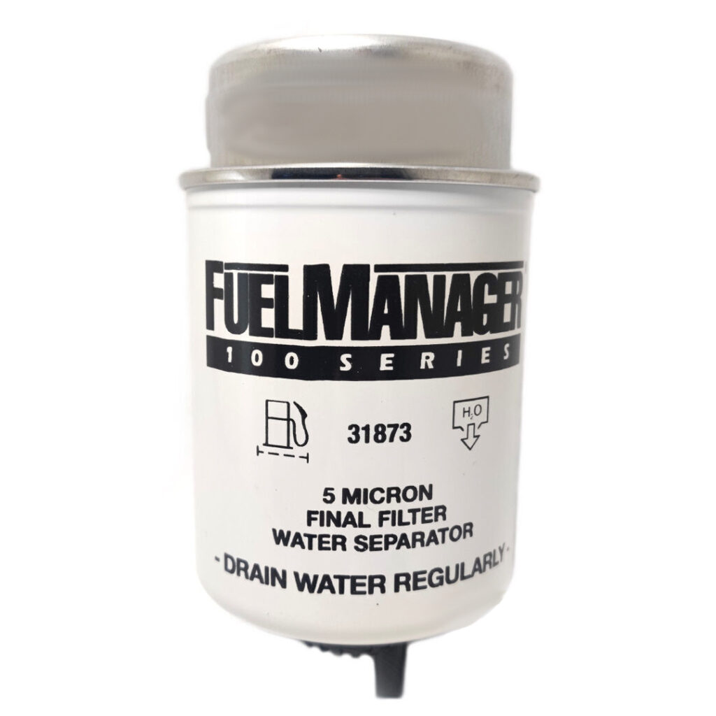 Hi Tech Diesel - Fuel Manager FM100 Replacement Element - Diesel Water Separator Filter - 5 Micron / 4.3