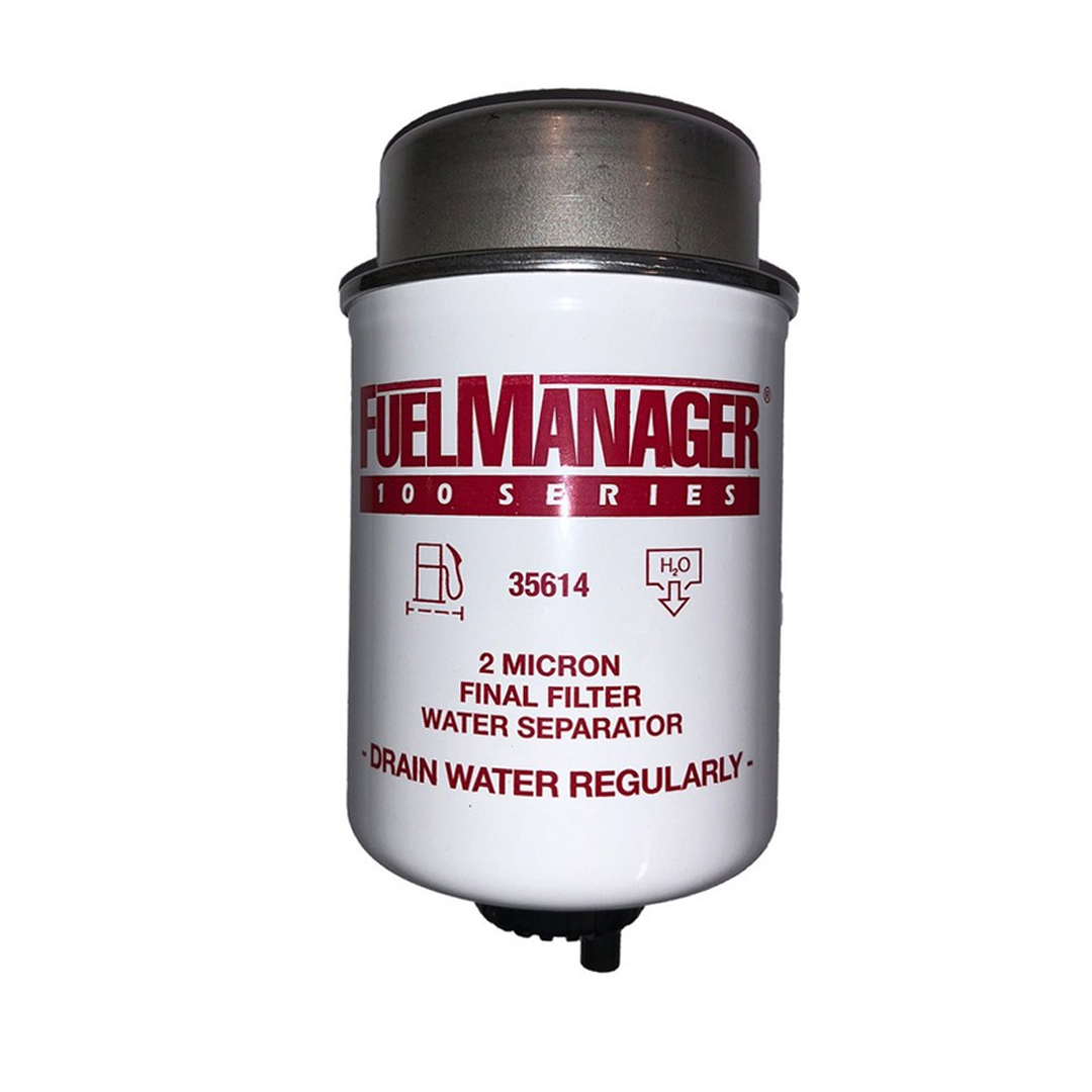 Hi Tech Diesel - Fuel Manager FM100 Replacement Element - Diesel Water Separator Filter - 2 Micron / 4.3