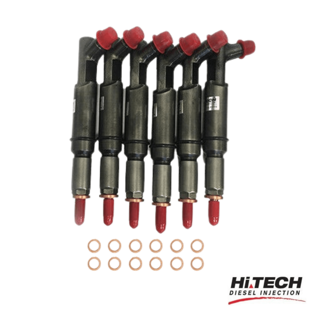 Hi Tech Diesel - Set of 6 Toyota Landcruiser 1HD-T HDJ80 - Mechanical Injectors - 23600-17010 / 093500-4350 Remanufactured