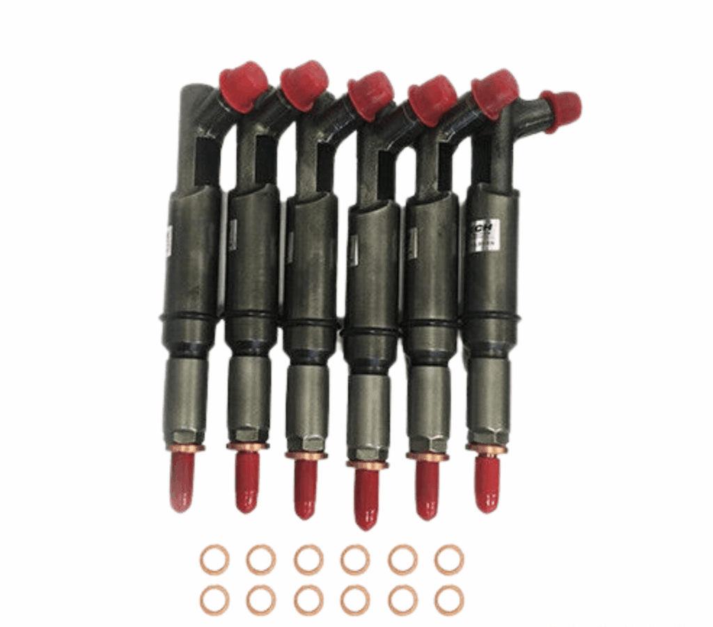 Hi Tech Diesel - Set of 6 Toyota Landcruiser 1HD-T HDJ80 - Mechanical Injectors - 23600-17010 / 093500-4350 Remanufactured