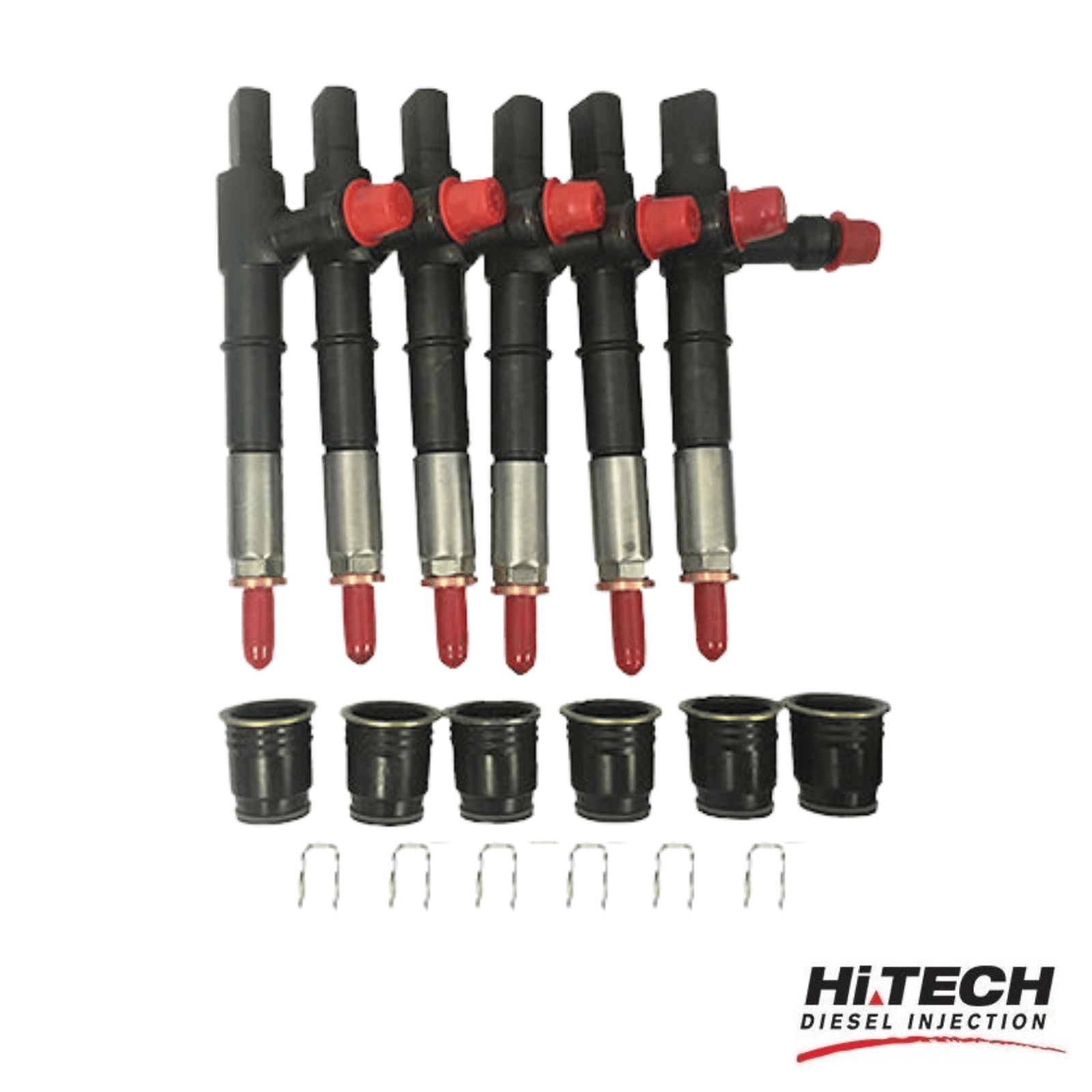 Hi Tech Diesel - Injector Set for Toyota Landcruiser 1HD-FT 4.2L 23600-17070 / 093500-6010 Remanufactured