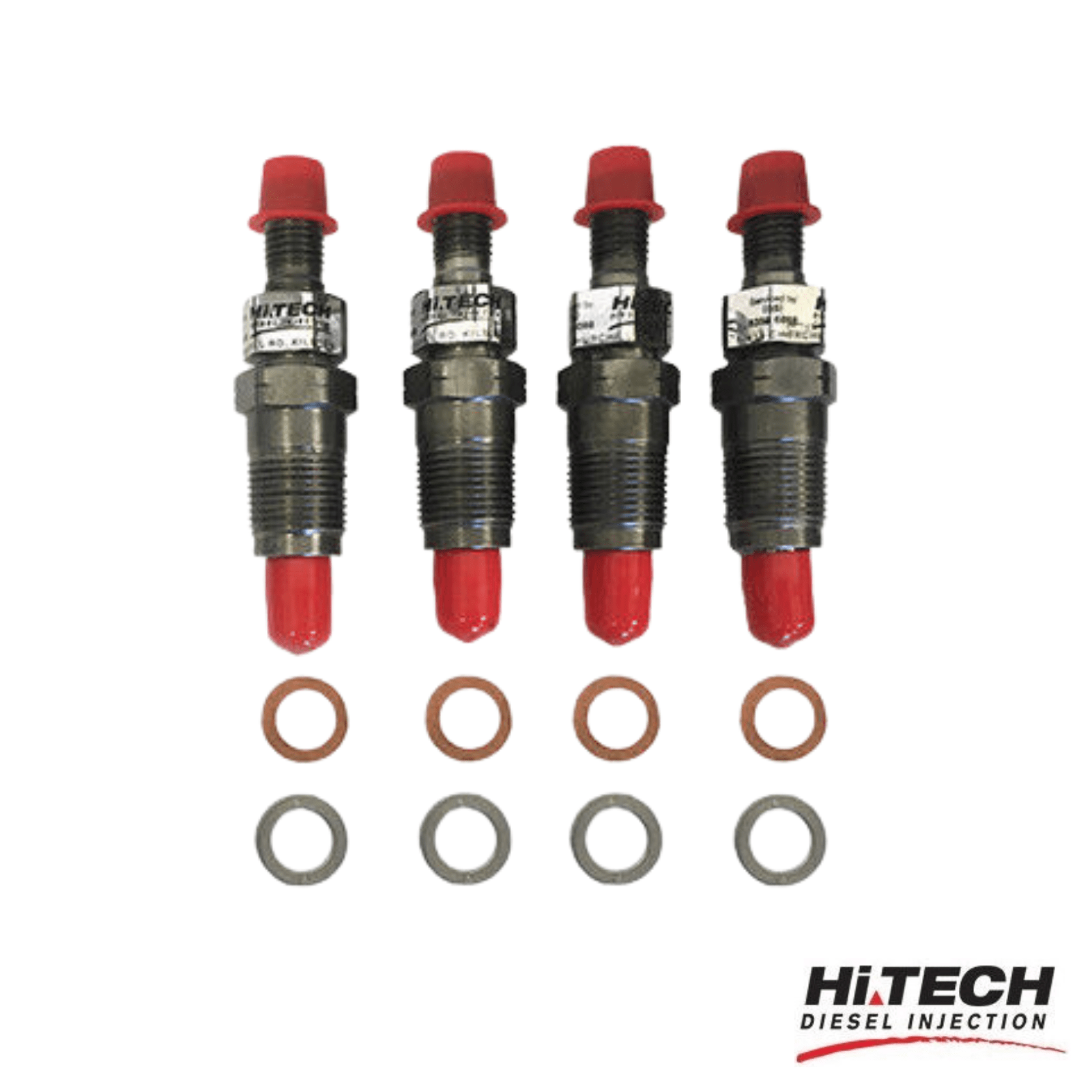 Hi Tech Diesel - Set of Mitsubishi Pajero 4M40 2.8L Injectors - ME731686 / 105078-0180-04 Remanufactured