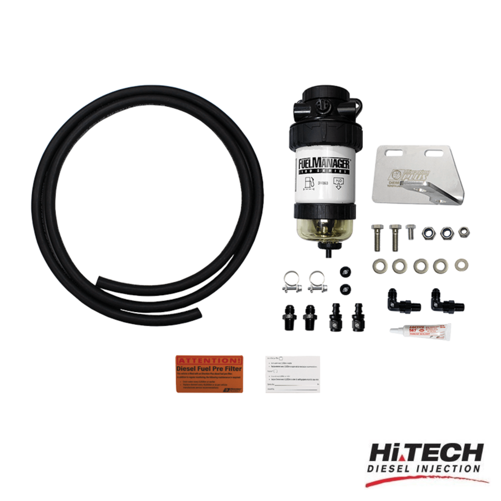 Hi Tech Diesel - FM620DPK Toyota Land Cruiser Prado 1KD-FTV 3.0L Direction Plus Secondary Fuel Filter Kit