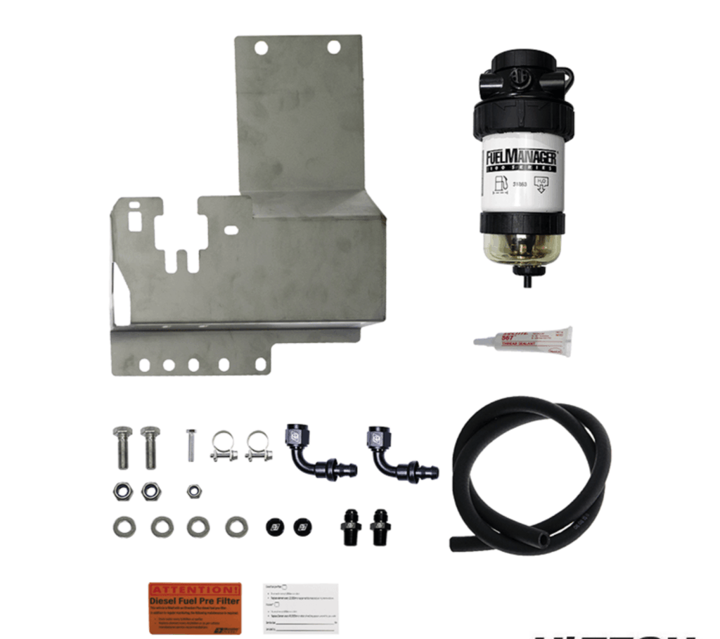 Hi Tech Diesel - Toyota Hilux 1GD-FTV 2.8L - Direction Plus Secondary Fuel Filter Kit - FM628DPK