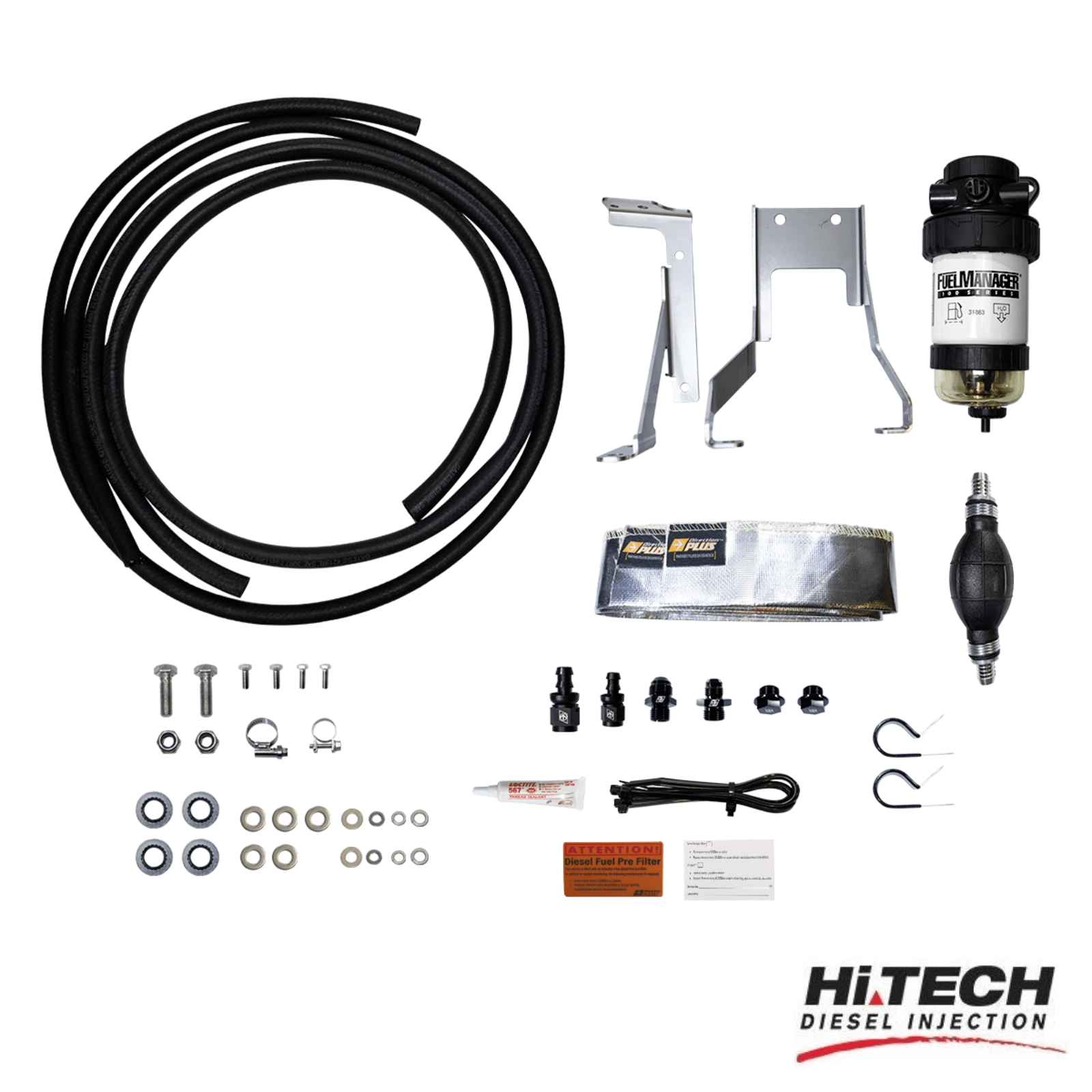 Hi Tech Diesel - FM648DPK Toyota Land Cruiser 70 Series 1GD-FTV 2.8L - Direction Plus Secondary Fuel Filter Kit