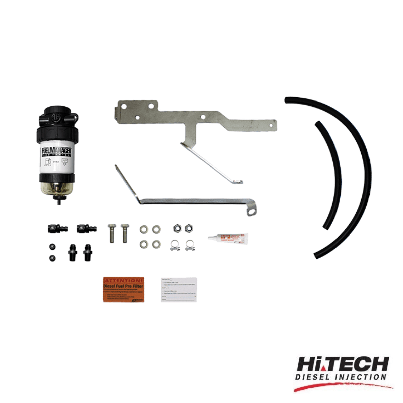 Hi Tech Diesel - Ford Ranger / Everest 2.0L YNWS PXIII - Direction Plus Secondary Fuel Filter Kit - FM664DPK