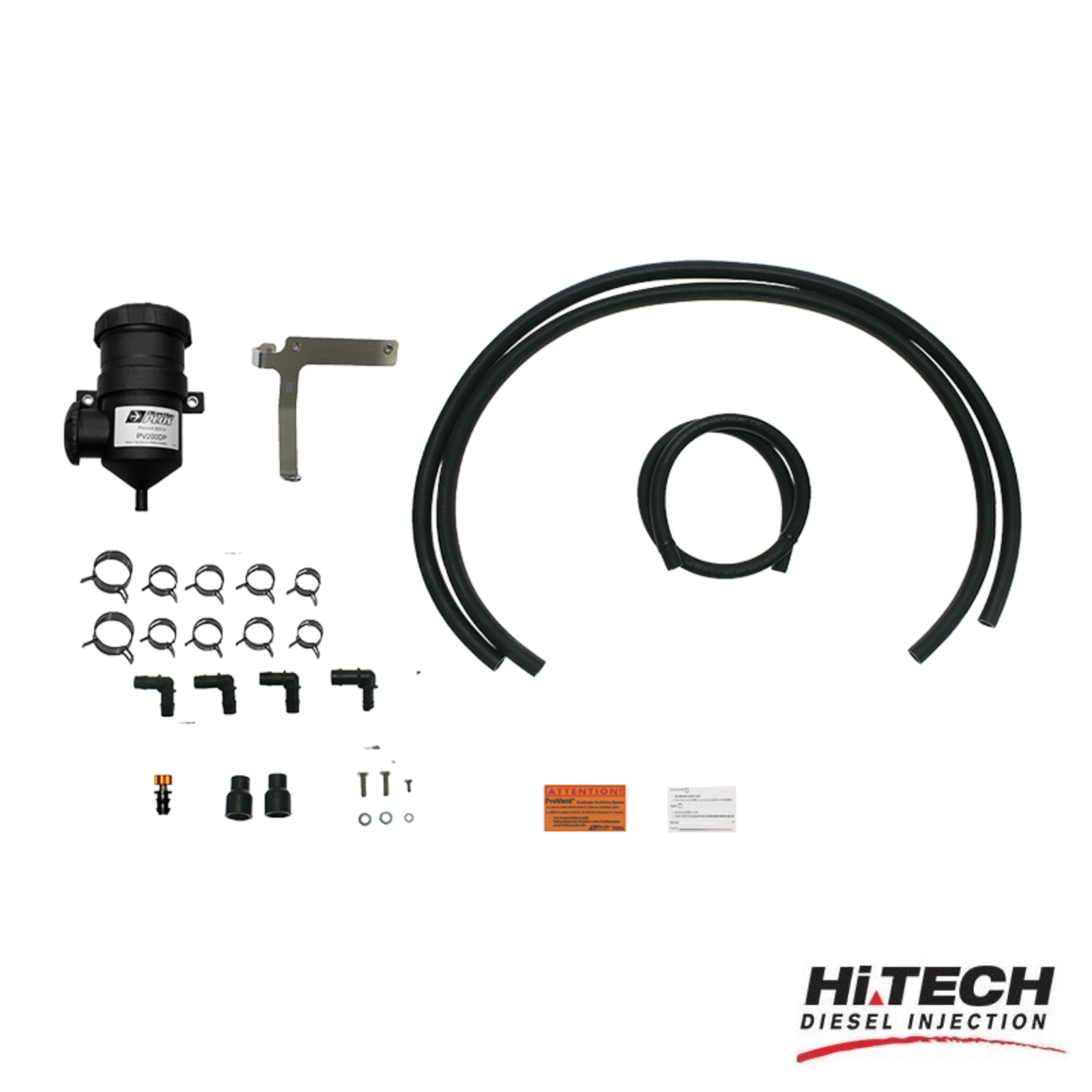 Hi Tech Diesel - Toyota Land Cruiser 200 Series 1VD-FTV VDJ200 V8 4.5L Pre DPF - Direction Plus Provent Catch Can Kit- PV614DPK