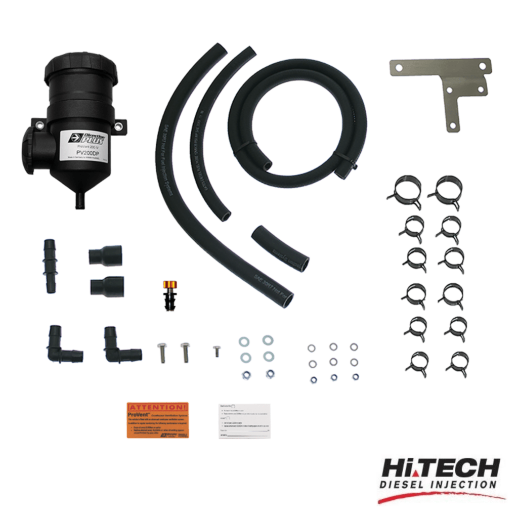 Hi Tech Diesel - Nissan Patrol ZD30 Y61 GU - Direction Plus Provent Catch Can Kit - PV626DPK