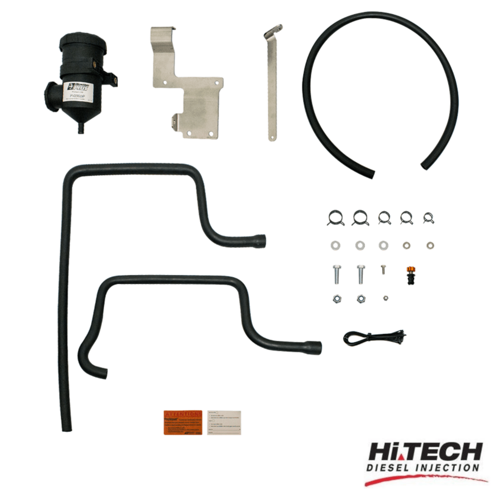 Hi Tech Diesel - PV630DPK Nissan Navara 2.3L D23 YS23 2015-2024 - Direction Plus Provent Catch Can Kit