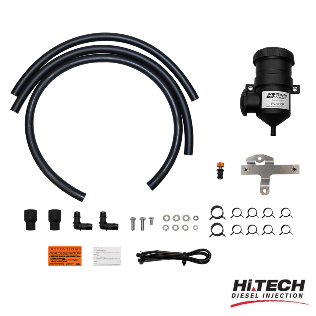 Hi Tech Diesel - Toyota Land Cruiser Prado 1KD-FTV 3.0L 2009-2015 - Direction Plus Provent Catch Can Kit - PV631DPK