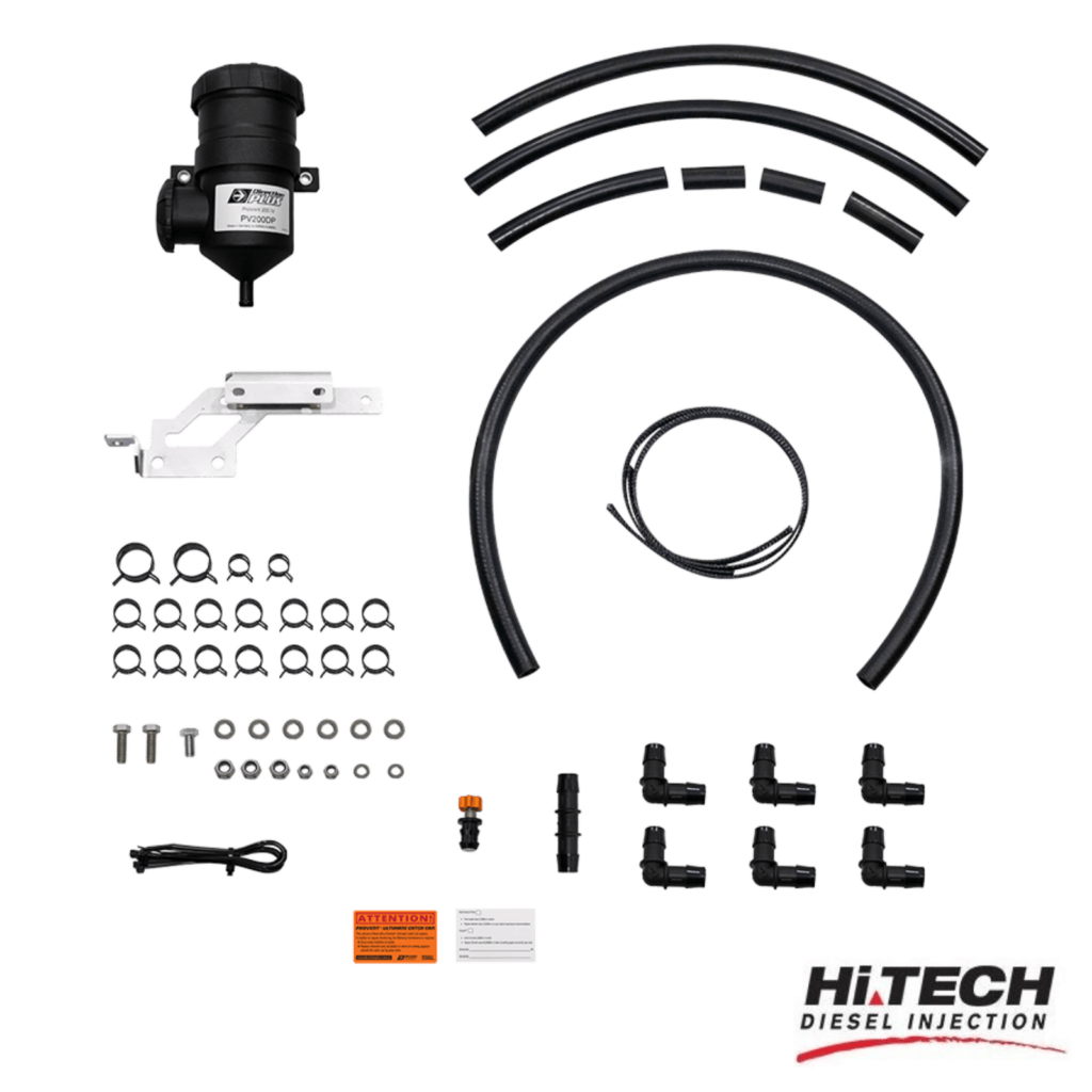 Hi Tech Diesel - Isuzu D-Max / MU-X / Mazda BT-50 4JJ3 3.0L (2020-2024) - Direction Plus Provent Catch Can Kit - PV645DPK