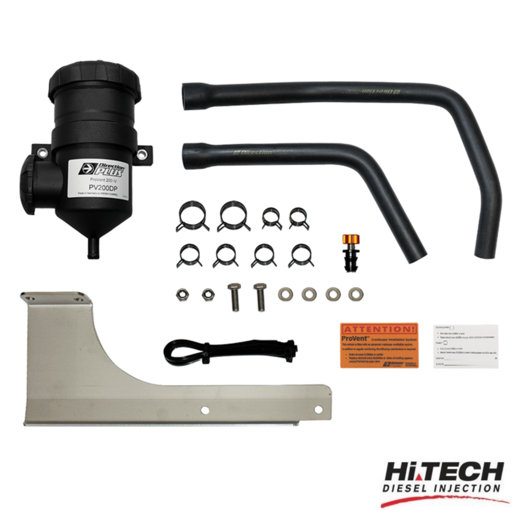 Hi Tech Diesel - Toyota Hilux / Fortuner 1GD-FTV 2.8L - Direction Plus Provent Catch Can Kit - PV662DPK