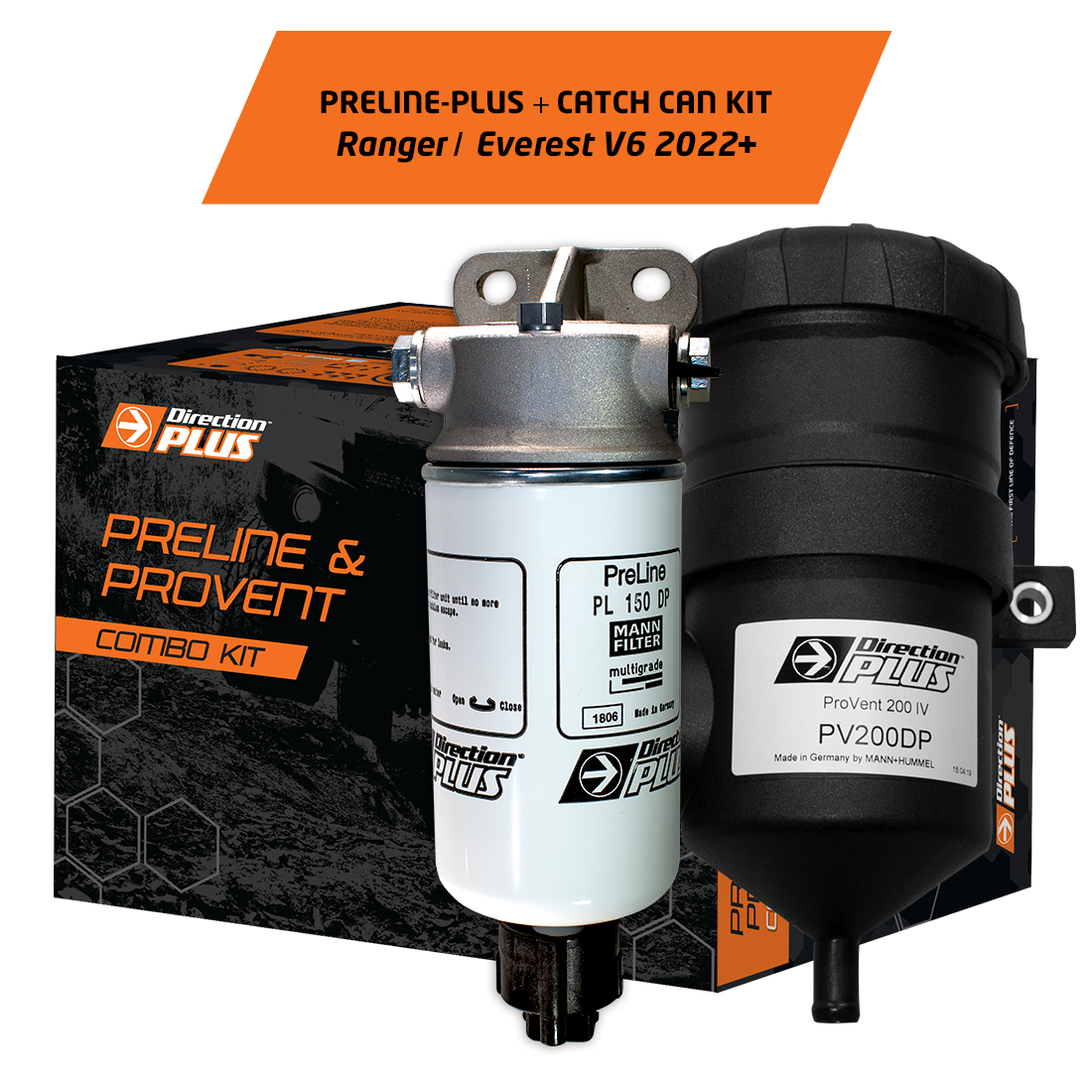 Hi Tech Diesel - Next Gen Ford Ranger / Everest PRELINE-PLUS + CATCH CAN KIT- PLPV671DPC